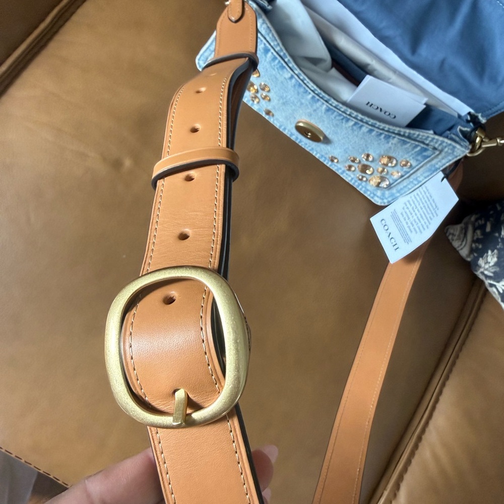 NWT Coach Crystal Denim Tabby 26 - Picture 9 of 16